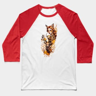 Vixen Stag and Bull Honey dripper Baseball T-Shirt